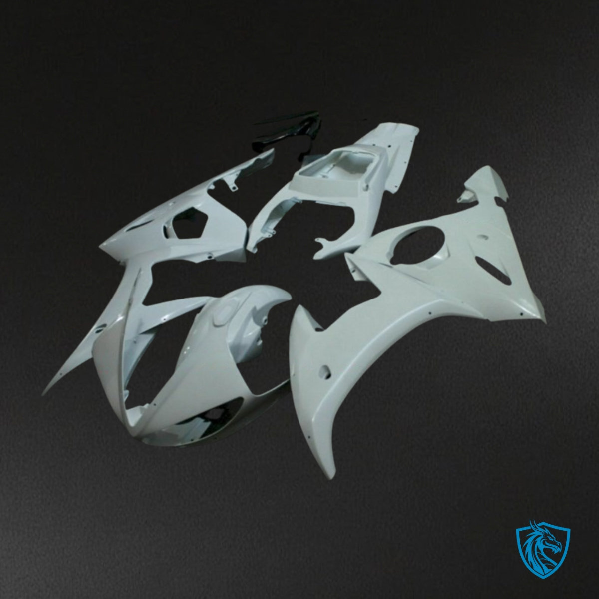 Yamaha YZF R6 (2003-2004) Gloss White - Custom ABS Fairing Kit