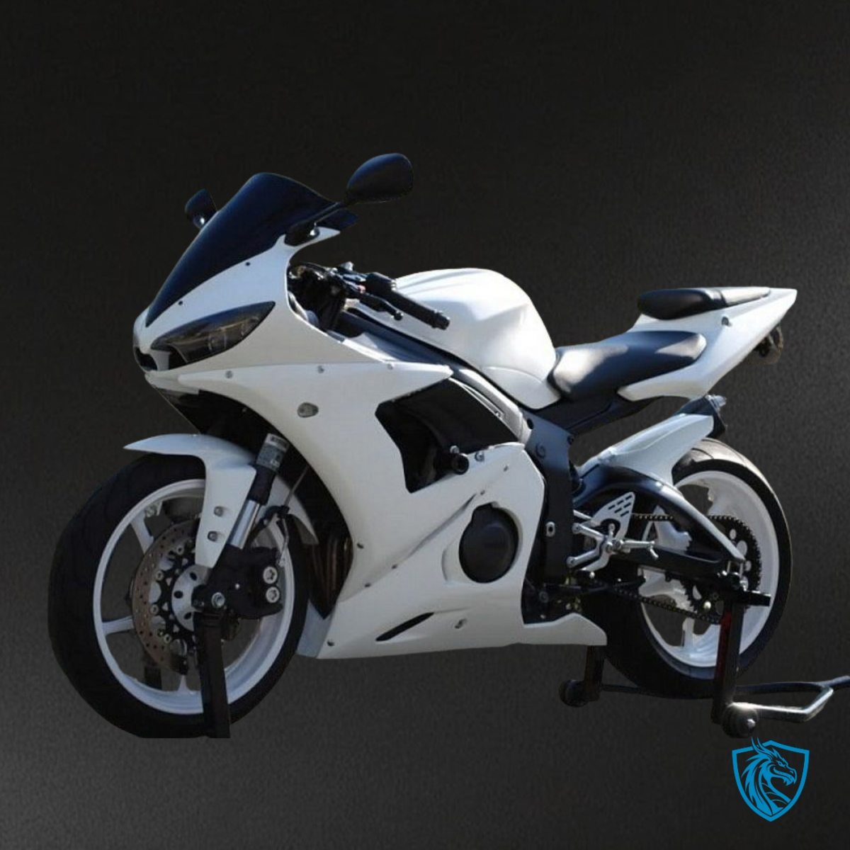 Yamaha YZF R6 (2003-2004) Gloss White Fairing Kit - Aftermarket ABS Bodywork