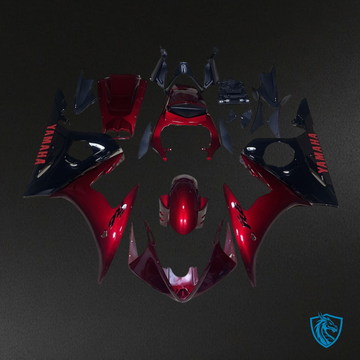 Yamaha YZF R6 (2004-2005) Gloss Red & Black Fairings Kit | ABS Bodywork