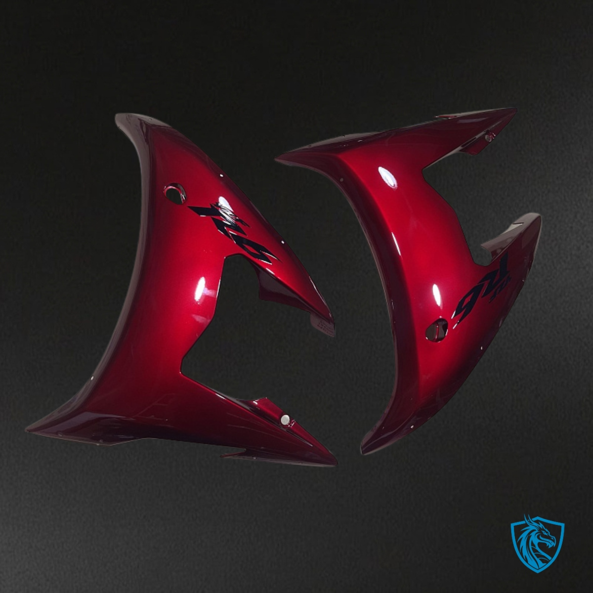 Yamaha YZF R6 (2004-2005) Gloss Red & Black Fairings Kit | ABS Bodywork