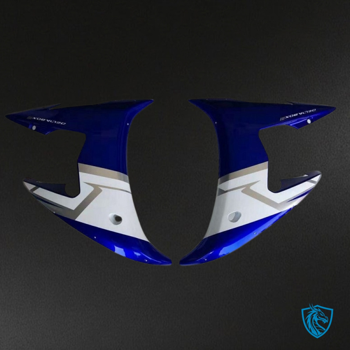 Yamaha YZF R6 (2004-2005) Blue, Black & White Fairings Kit | ABS Bodywork