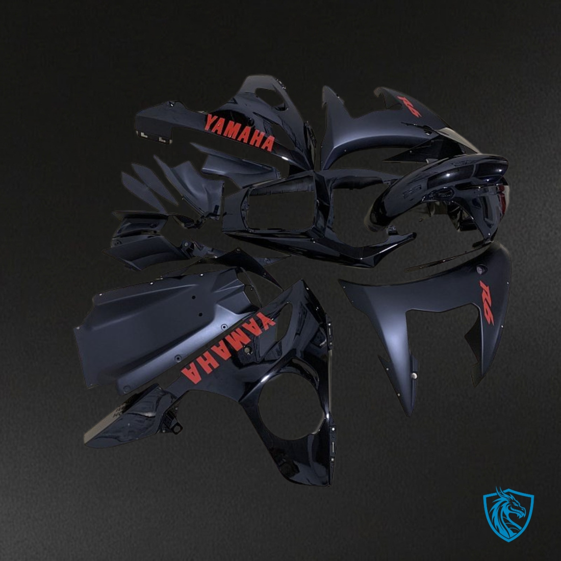 Yamaha YZF R6 (2004-2005) Matte Gloss Black Fairing Kit - Aftermarket ABS Bodywork