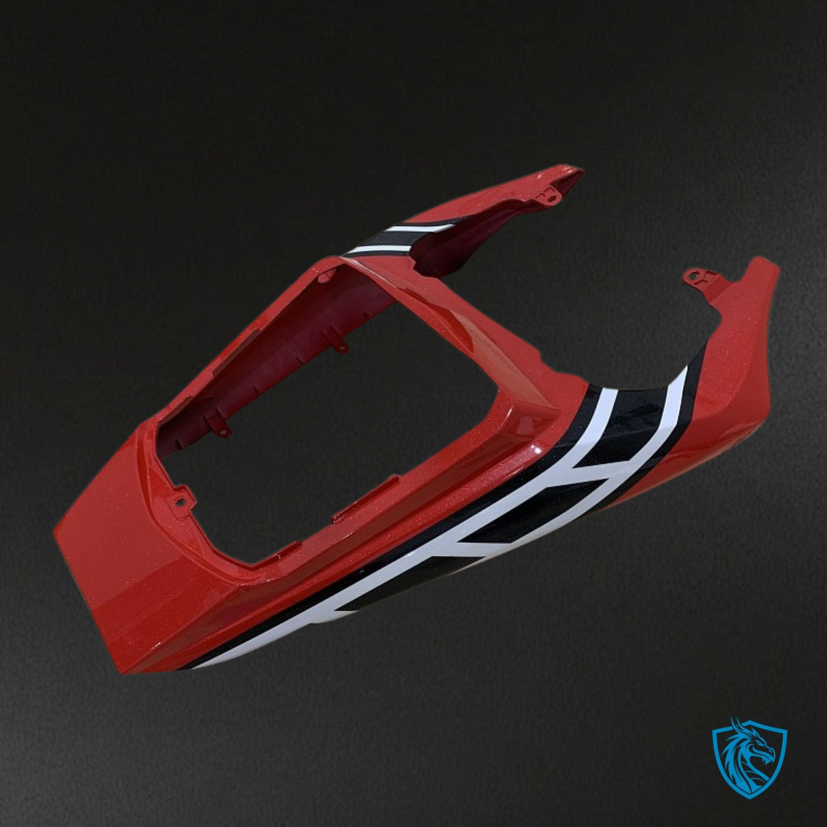 Yamaha YZF R6 (2004-2005) White, Black & Gloss Red - Custom ABS Fairing Kit
