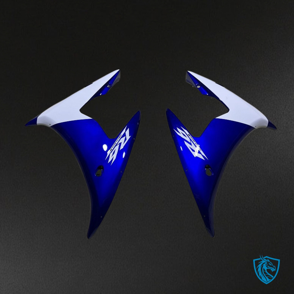 Yamaha YZF R6 (2004-2005) White & Blue - MERGEment Motorcycle Fairings Kit