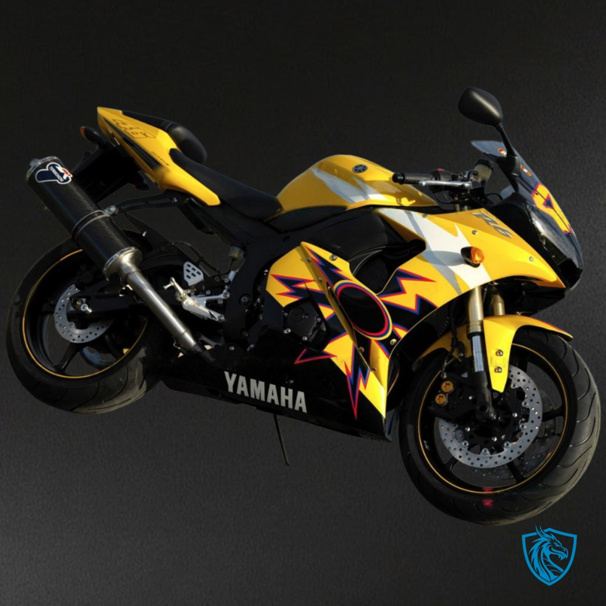 Yamaha YZF R6 (2004-2005) Yellow & Black Gloss Fairing Kit | ABS Bodywork