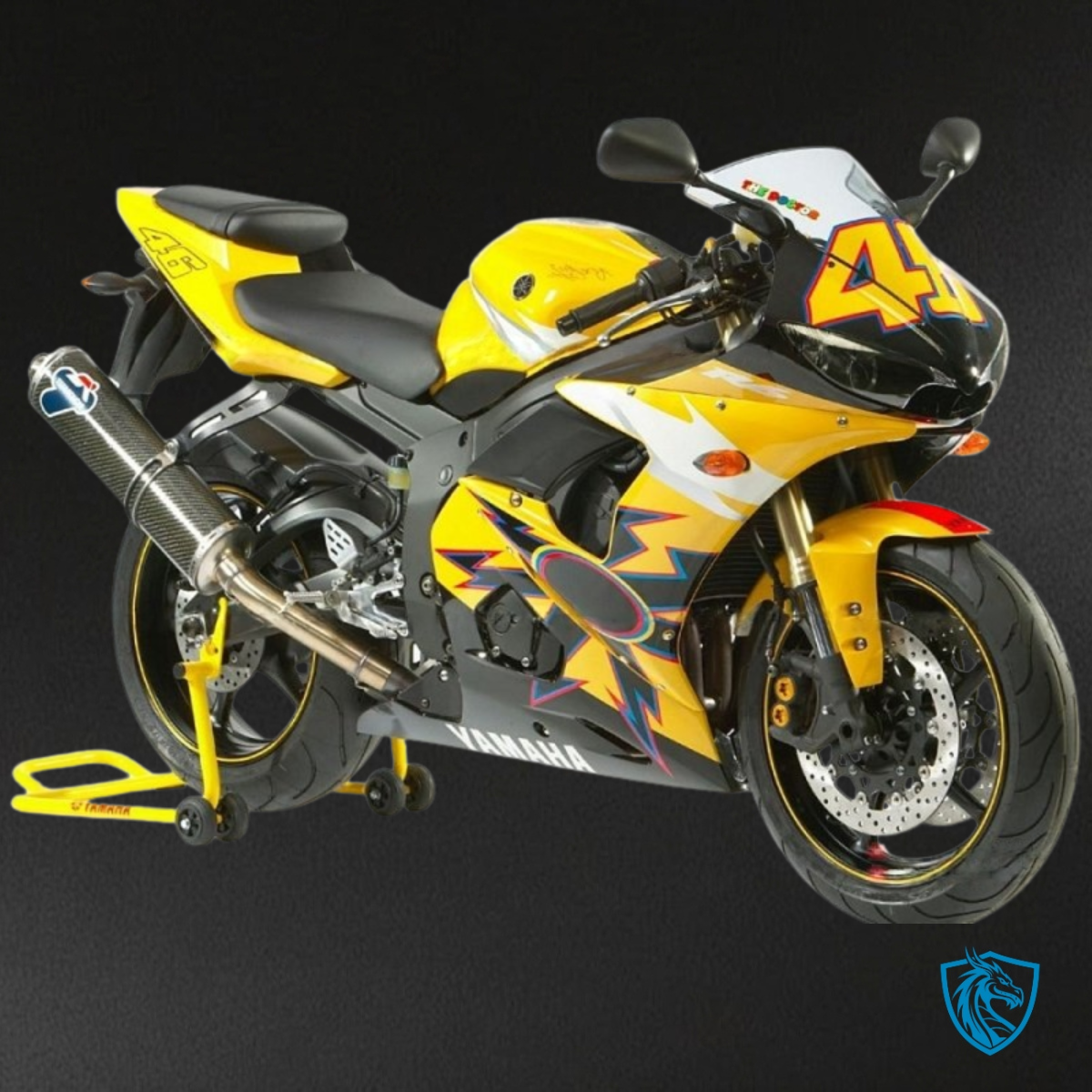 Yamaha YZF R6 (2004-2005) Yellow & Black Gloss Fairing Kit | ABS Bodywork
