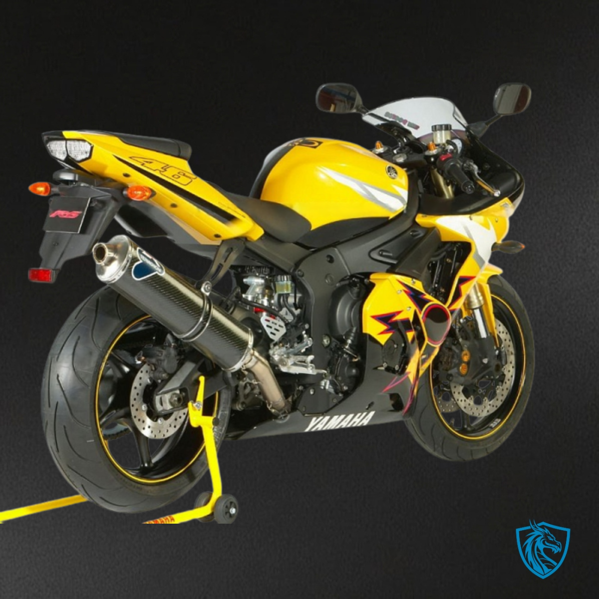 Yamaha YZF R6 (2004-2005) Yellow & Black Gloss Fairing Kit | ABS Bodywork