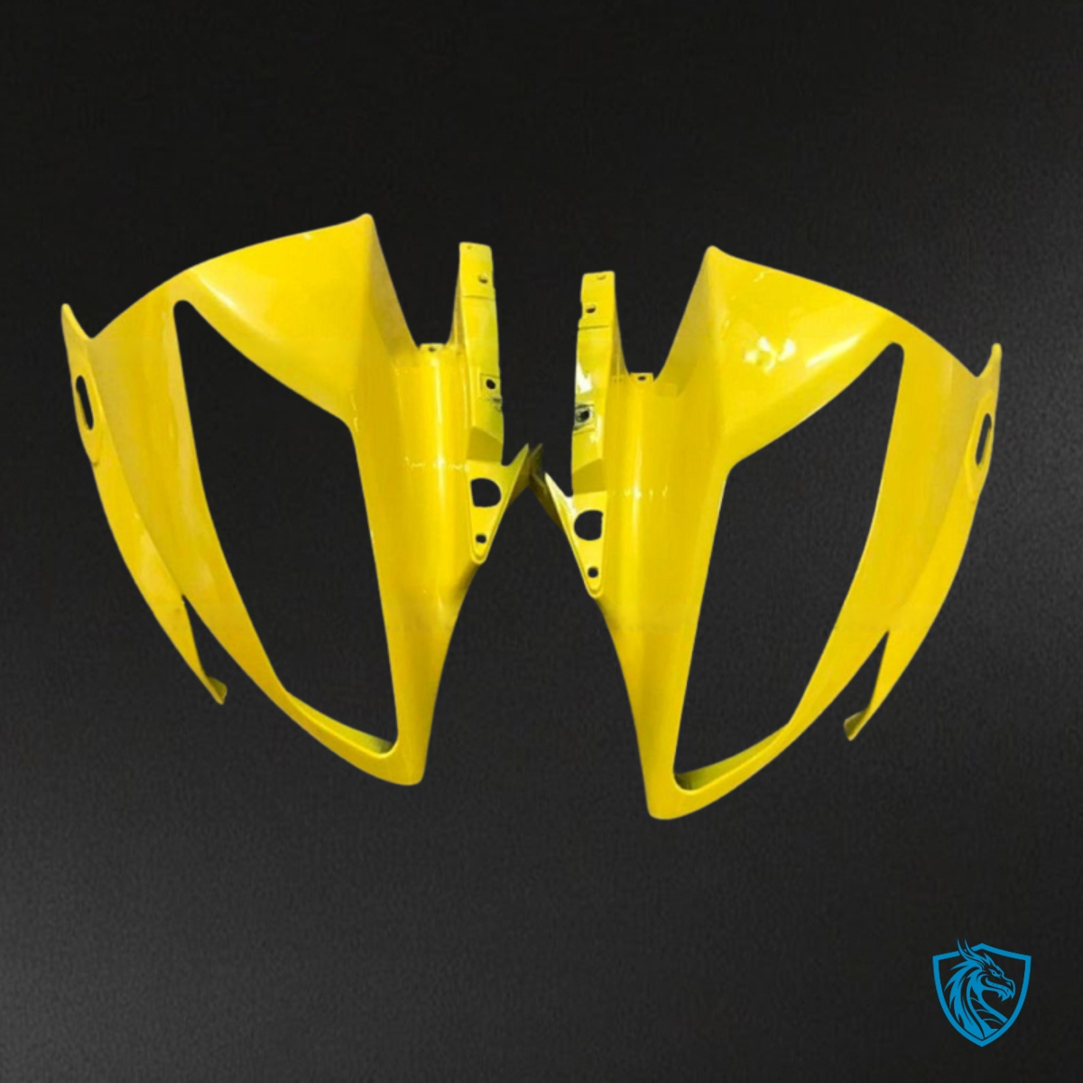 Yamaha YZF R6 (2006-2007) Black Flame & Yellow - Custom ABS Fairing Kit