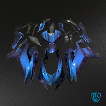 Yamaha YZF R6 (2017-2019) Chameleon Effect Blue Fairings Kit | ABS Bodywork