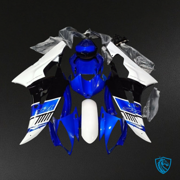 Yamaha YZF R6 (2006-2007) Blue, White & Black Fairings Kit | ABS Bodywork