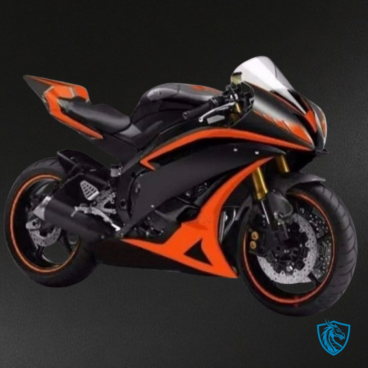 Yamaha YZF R6 (2006-2007) Gloss Black & Red Fairing Kit - Aftermarket ABS Bodywork