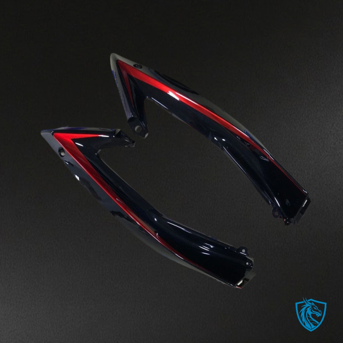 Yamaha YZF R6 (2006-2007) Gloss Black & Red Fairing Kit - Aftermarket ABS Bodywork