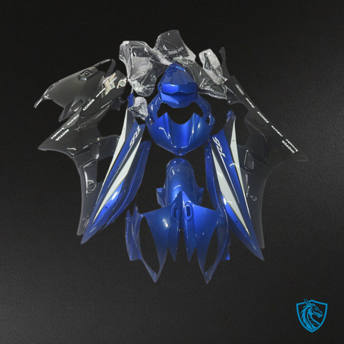Yamaha YZF R6 (2006-2007) Gloss Blue & Black Matte Fairing Kit | ABS Bodywork