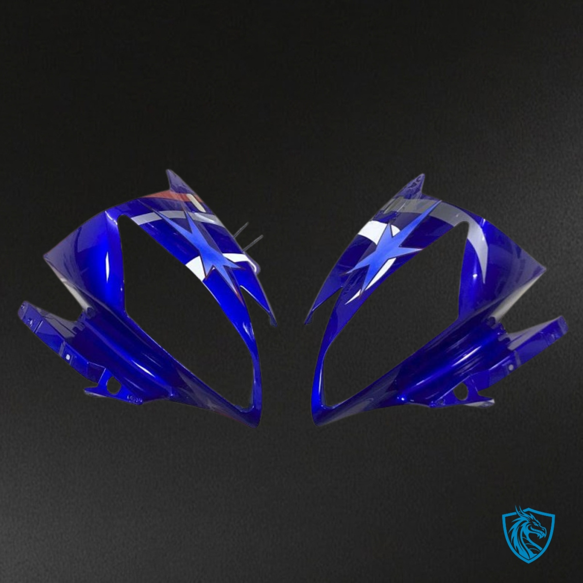 Yamaha YZF R6 (2006-2007) Blue & White Fiat - Custom ABS Fairing Kit