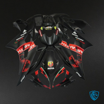 Yamaha YZF R6 (2006-2007) Red & Black Fairing Kit - Aftermarket ABS Bodywork