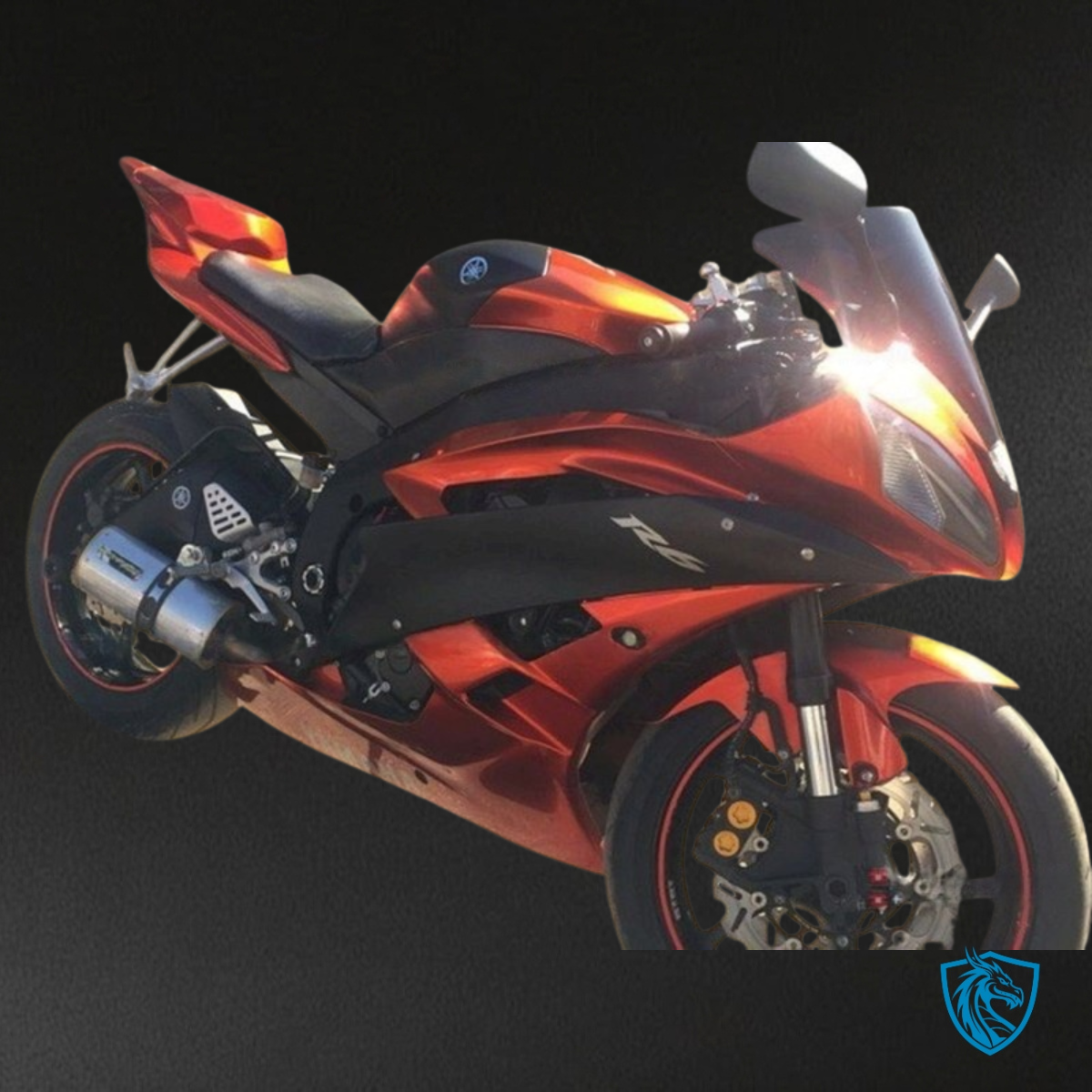 Yamaha YZF R6 (2006-2007) Orange & Black - MERGEment Motorcycle Fairings Kit