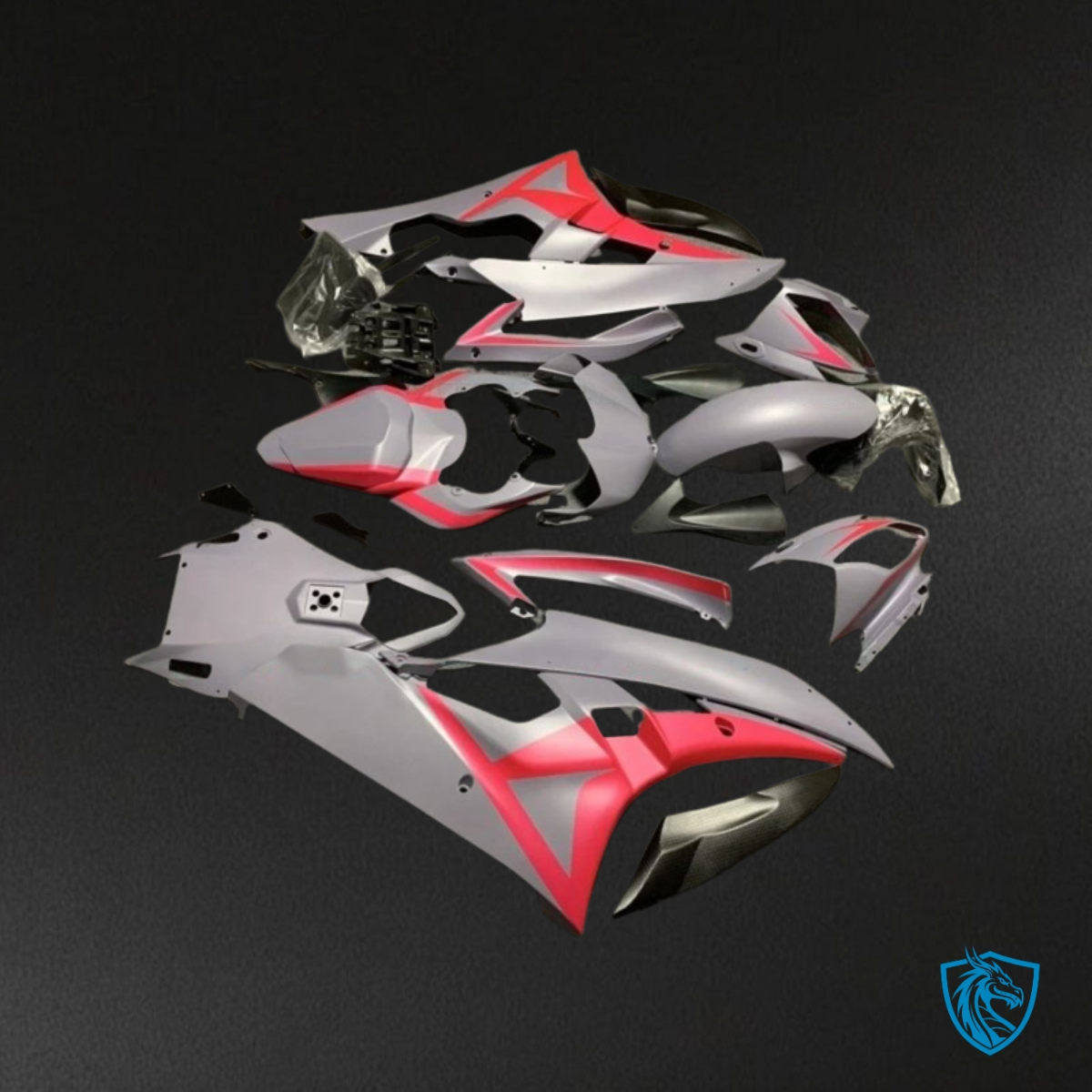 Yamaha YZF R6 (2006-2007) Gray & Red - MERGEment Motorcycle Fairings Kit