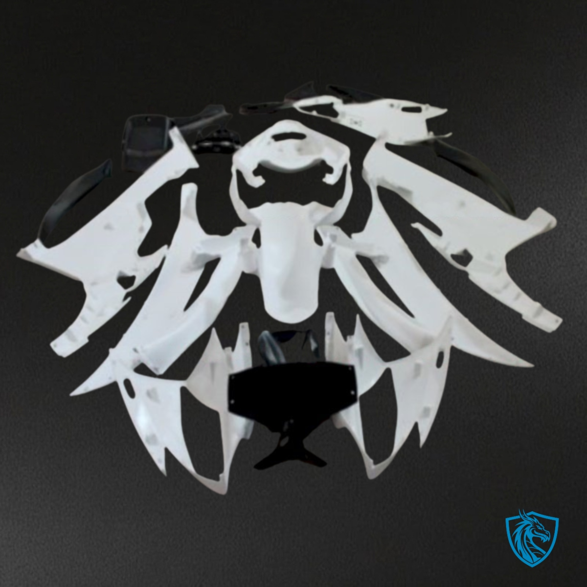 Yamaha YZF R6 (2006-2007) Gloss White - Custom ABS Fairing Kit