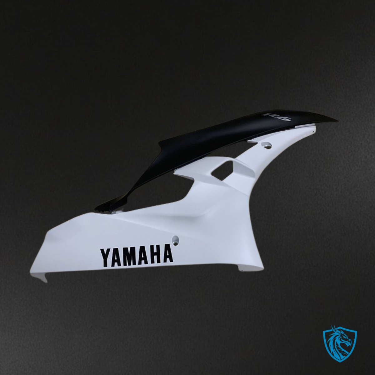 Yamaha YZF R6 (2006-2007) White & Matte Black Fairing Kit - Aftermarket ABS Bodywork