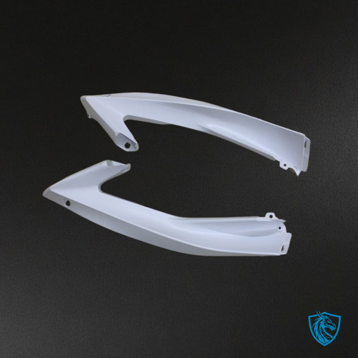 Yamaha YZF R6 (2006-2007) White & Matte Black Fairing Kit - Aftermarket ABS Bodywork