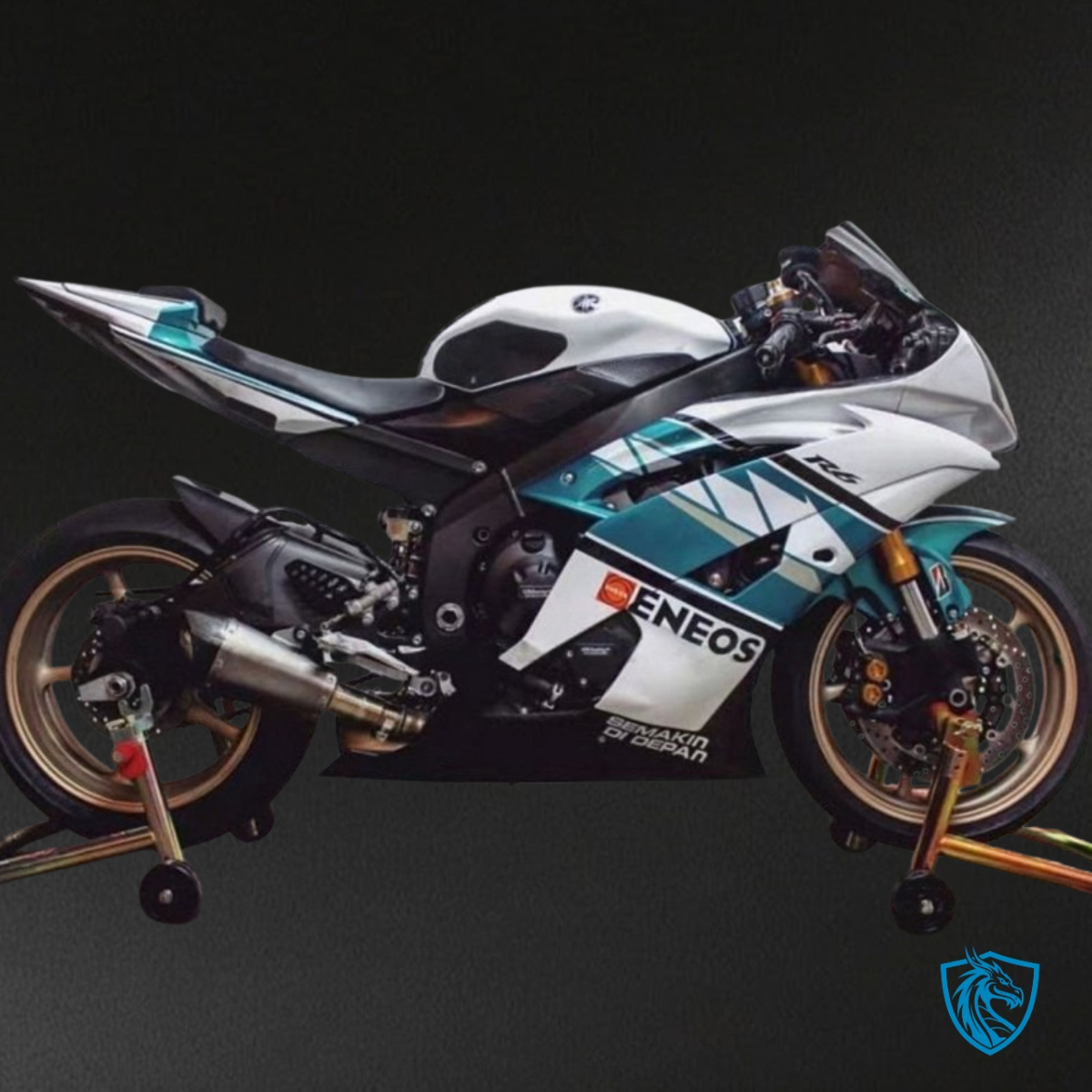 Yamaha YZF R6 (2006-2007) White & Blue Fairings Kit | ABS Bodywork