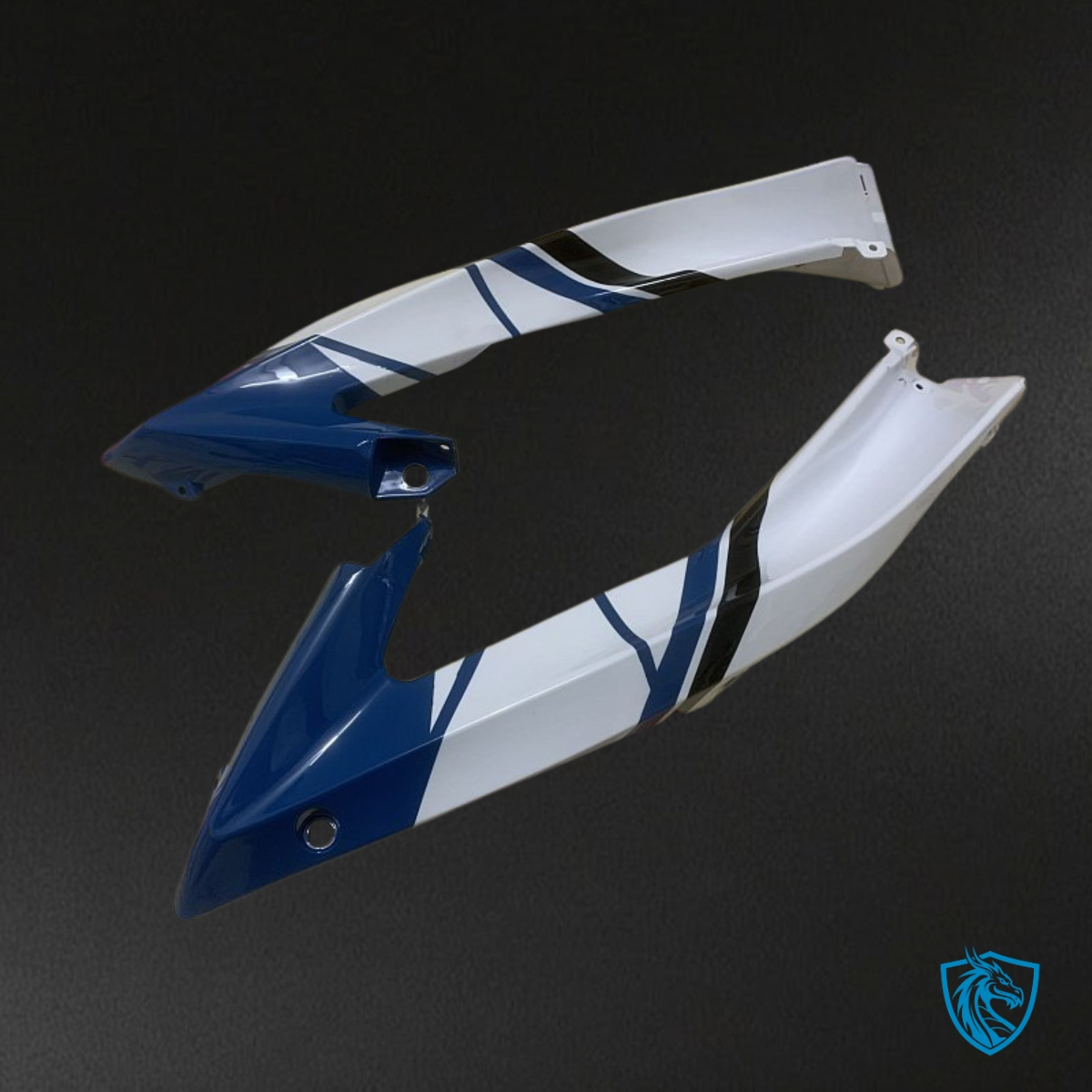 Yamaha YZF R6 (2006-2007) White & Blue Fairings Kit | ABS Bodywork