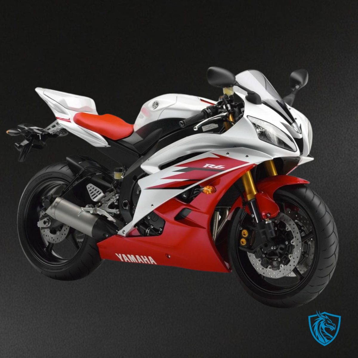 Yamaha YZF R6 (2006-2007) Red & White Fairing Kit - Aftermarket ABS Bodywork