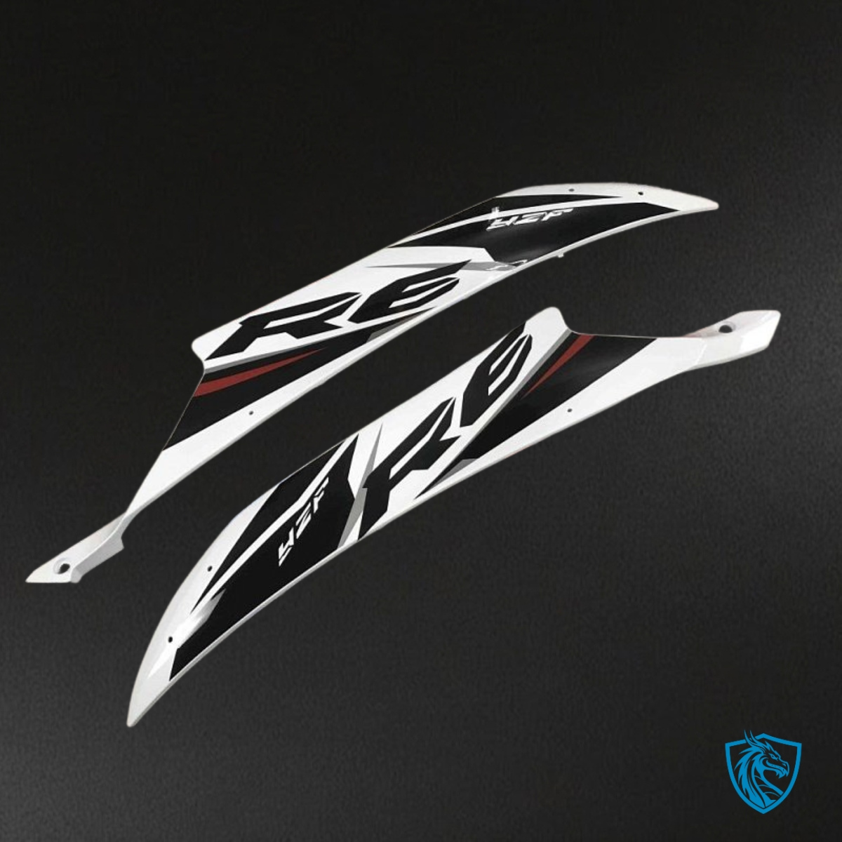 Yamaha YZF R6 (2006-2007) Red, Black & White Fairing Kit - Aftermarket ABS Bodywork