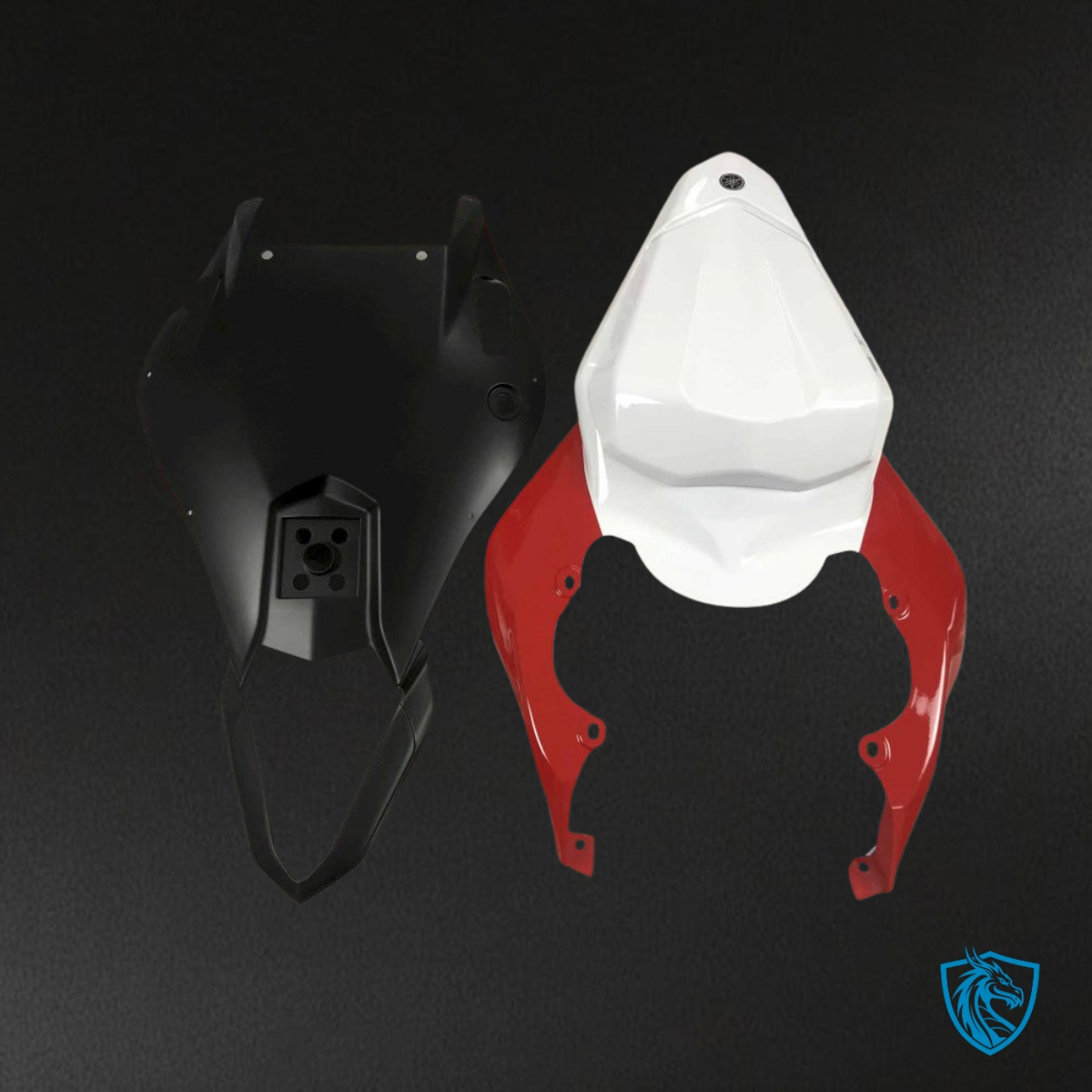 Yamaha YZF R6 (2006-2007) Red, Black & White Fairing Kit - Aftermarket ABS Bodywork