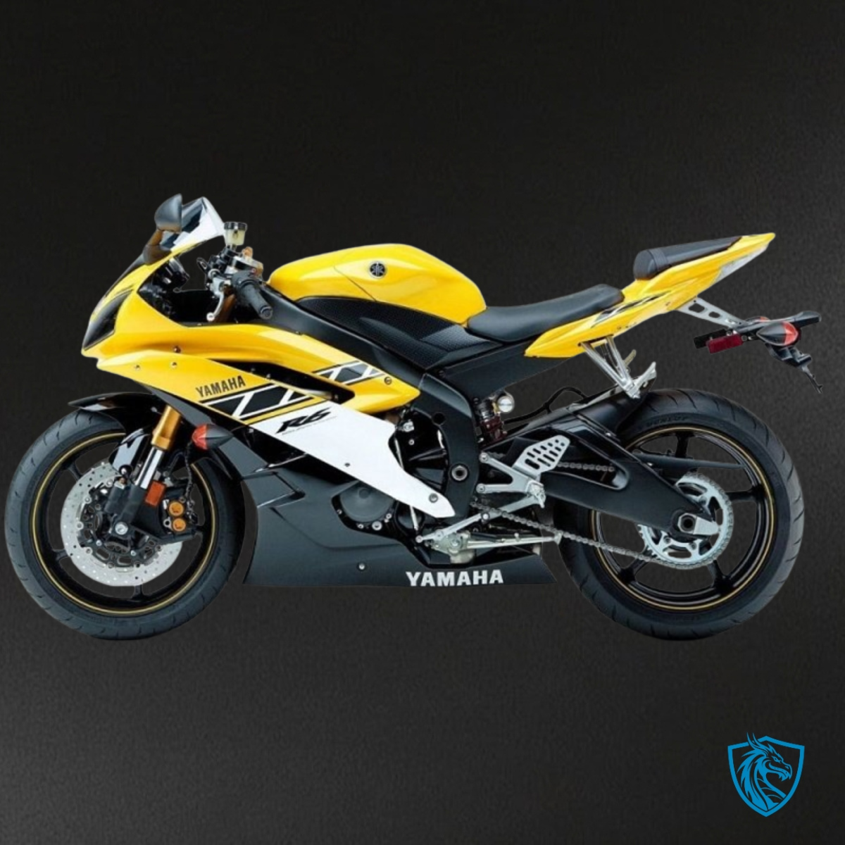 Yamaha YZF R6 (2006-2007) White, Black & Yellow - Custom ABS Fairing Kit