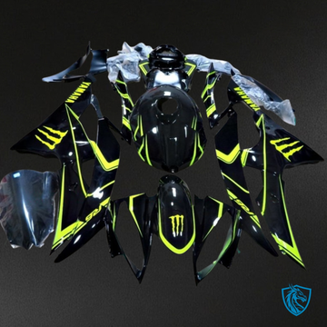 Yamaha YZF R6 (2006-2007) Black & Yellow - Custom ABS Fairing Kit