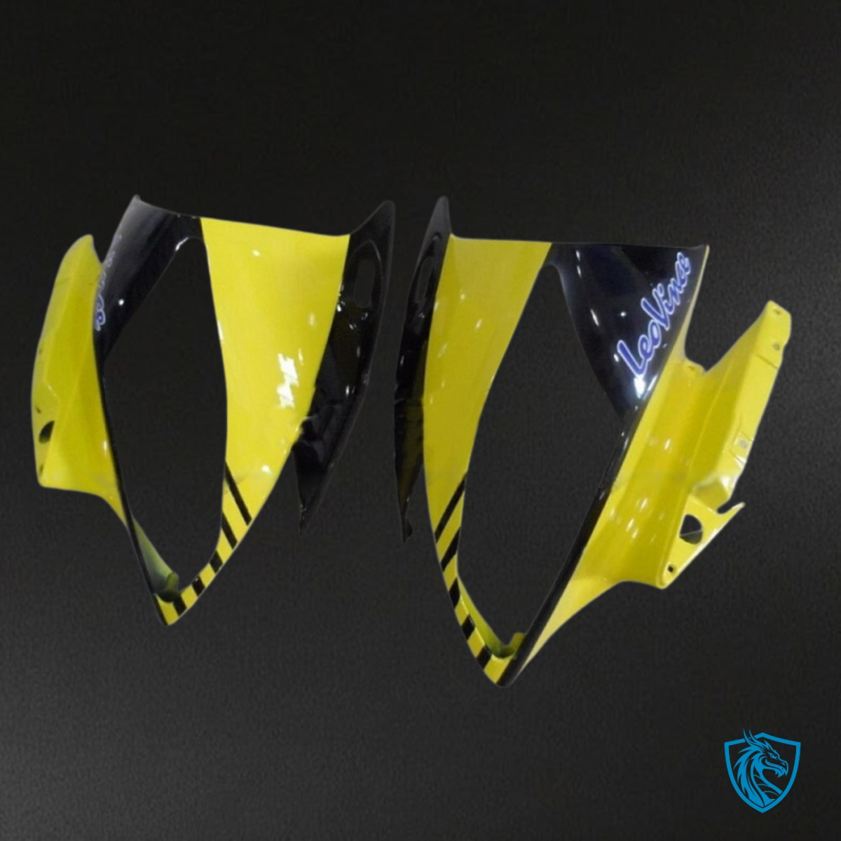 Yamaha YZF R6 (2006-2007) Yellow & Black with White Logo - MERGEment Motorcycle Fairings Kit