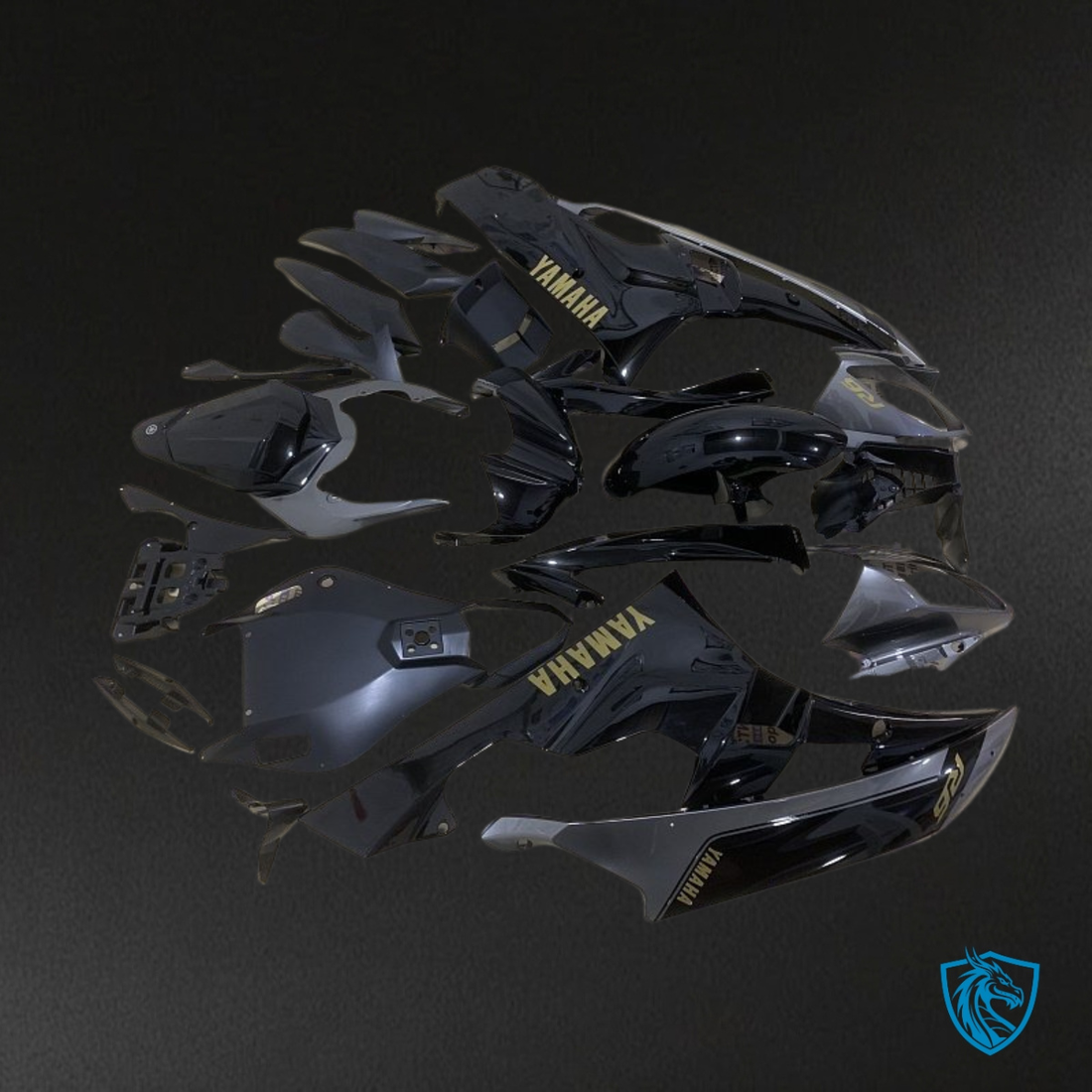 Yamaha YZF R6 (2006-2007) Gloss Black - Custom ABS Fairing Kit
