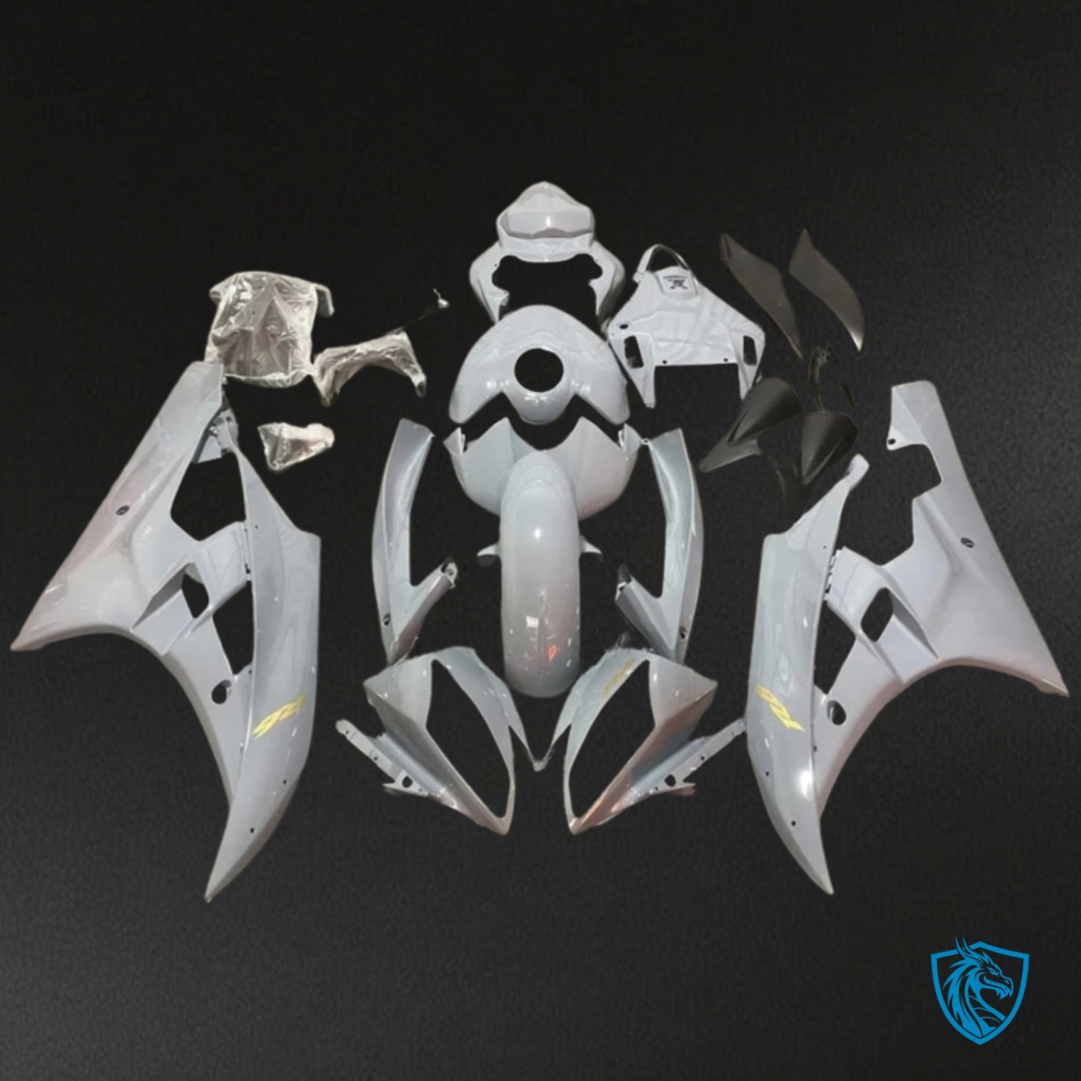 Yamaha YZF R6 (2006-2007) Gloss Nardo Gray - MERGEment Motorcycle Fairings Kit