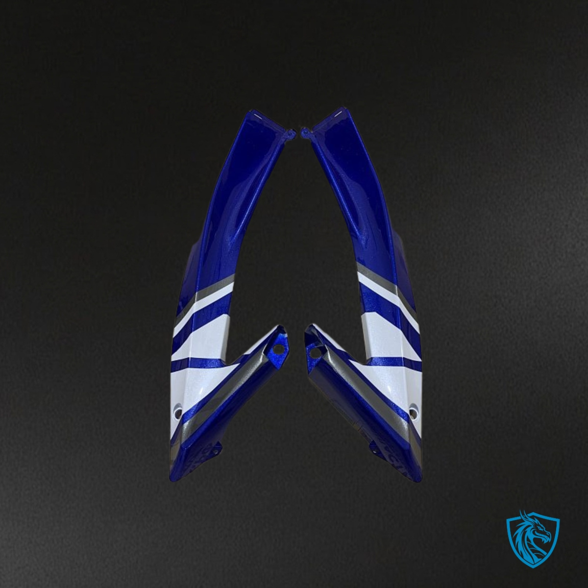 Yamaha YZF R6 (2006-2007) White & Blue Fiat Fairings Kit | ABS Bodywork