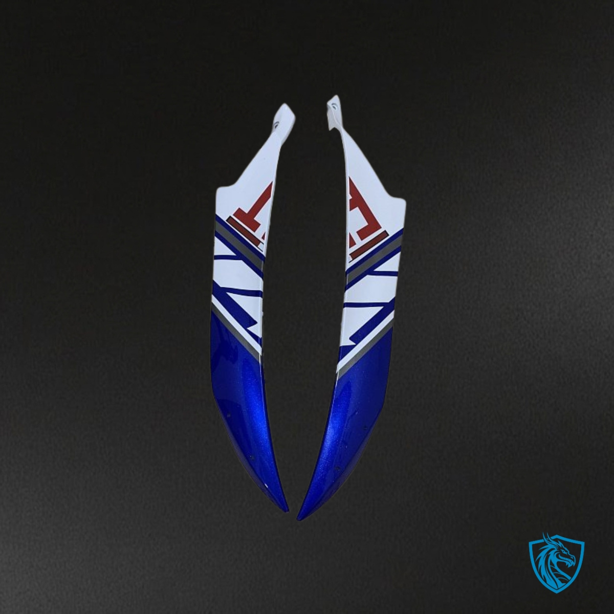 Yamaha YZF R6 (2006-2007) White & Blue Fiat Fairings Kit | ABS Bodywork