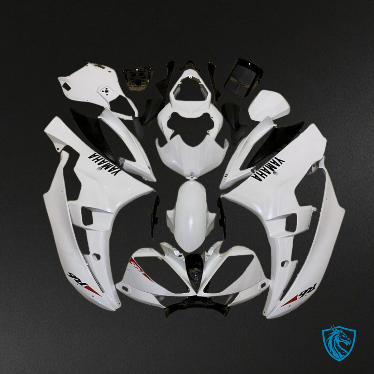 Yamaha YZF R6 (2006-2007) White - MERGEment Motorcycle Fairings Kit