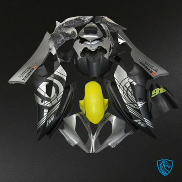 Yamaha YZF R6 (2008-2016) Black & Gray - MERGEment Motorcycle Fairings Kit