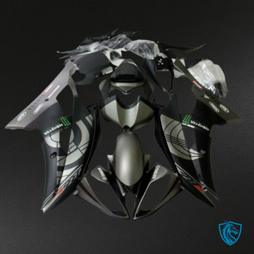 Yamaha YZF R6 (2008-2016) Black & Gray Fairings Kit | ABS Bodywork