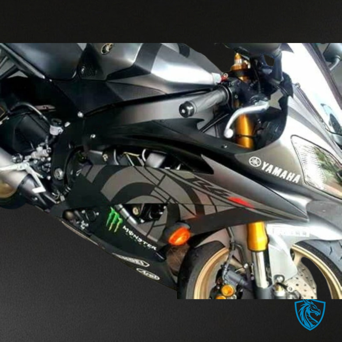 Yamaha YZF R6 (2008-2016) Black & Gray Fairings Kit | ABS Bodywork