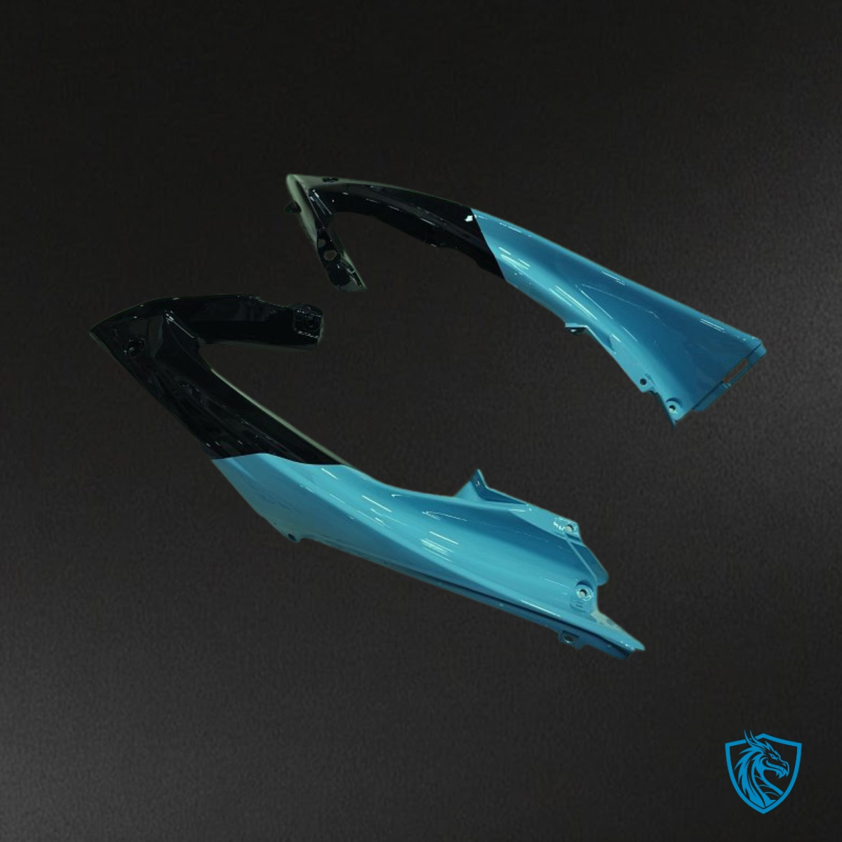 Yamaha YZF R6 (2008-2016) Black & Light Blue Petronas Fairing Kit - Aftermarket ABS Bodywork