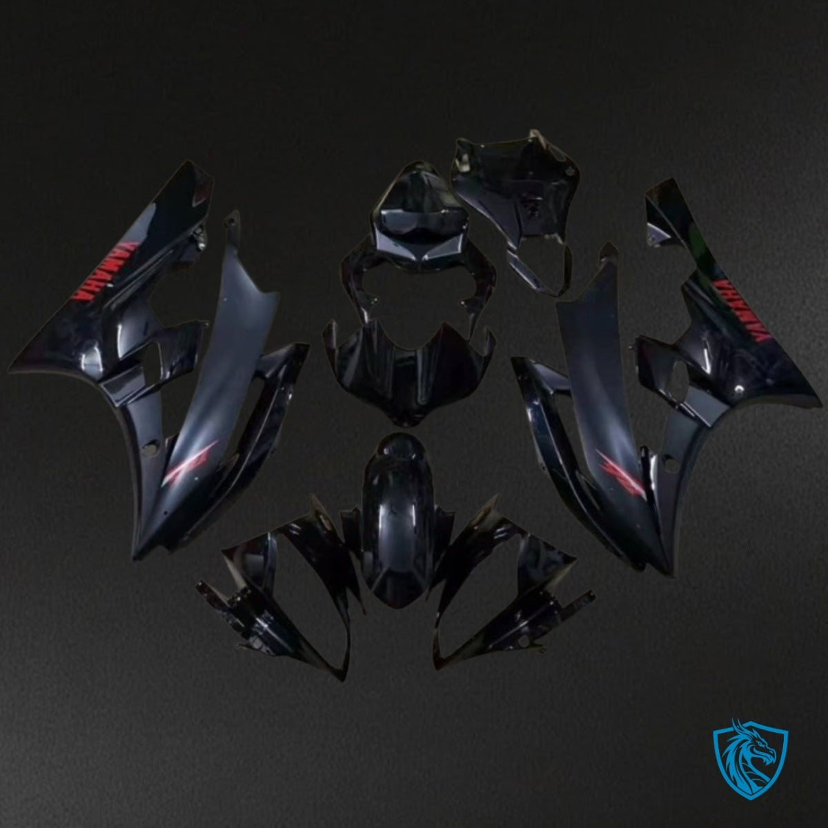 Yamaha YZF R6 (2008-2016) Black - MERGEment Motorcycle Fairings Kit