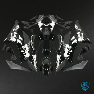 Yamaha YZF R6 (2008-2016) Black & White Girl Logo Fairing Kit - Aftermarket ABS Bodywork