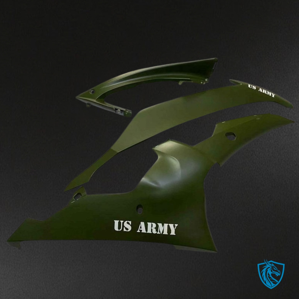 Yamaha YZF R6 (2008-2016) Army Green - Custom ABS Fairing Kit