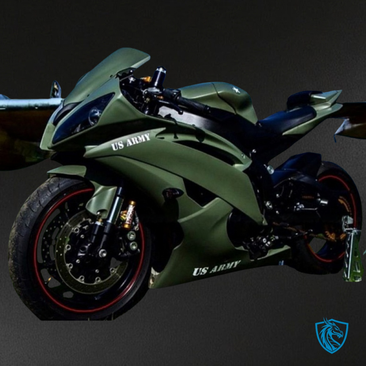 Yamaha YZF R6 (2008-2016) Army Green - Custom ABS Fairing Kit