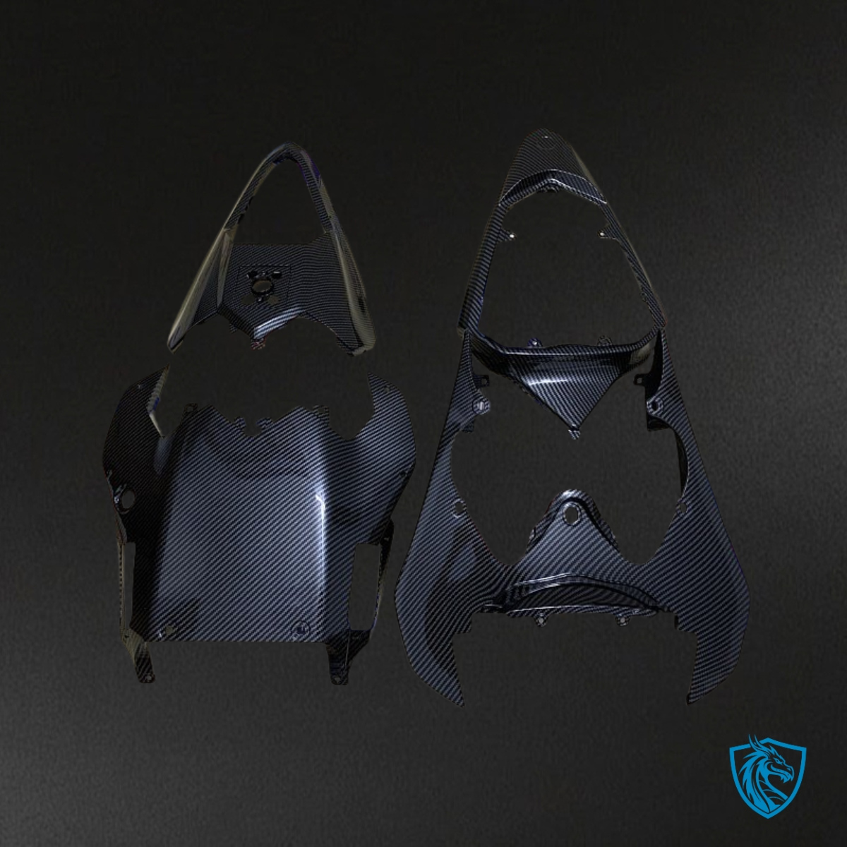 Yamaha YZF R6 (2008-2016) Black Carbon Fiber Fairings Kit | ABS Bodywork
