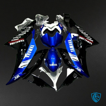 Yamaha YZF R6 (2008-2016) Black & Blue - MERGEment Motorcycle Fairings Kit