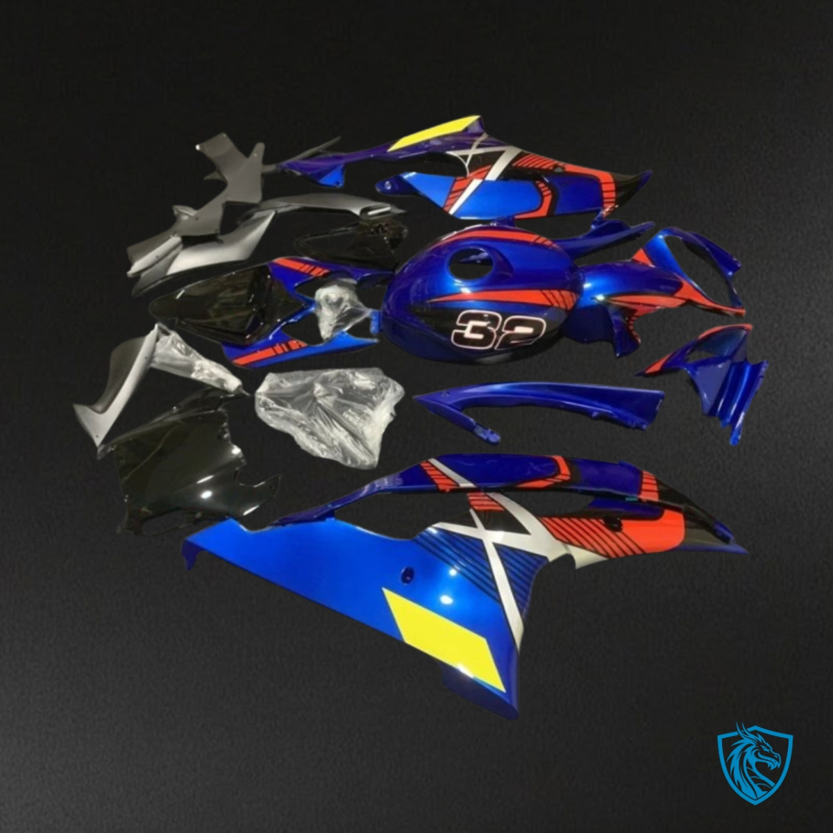 Yamaha YZF R6 (2008-2016) Blue, Black & Red Fairings Kit | ABS Bodywork