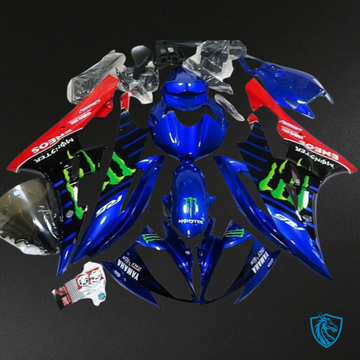 Yamaha YZF R6 (2008-2016) Blue & Black Fairings Kit | ABS Bodywork