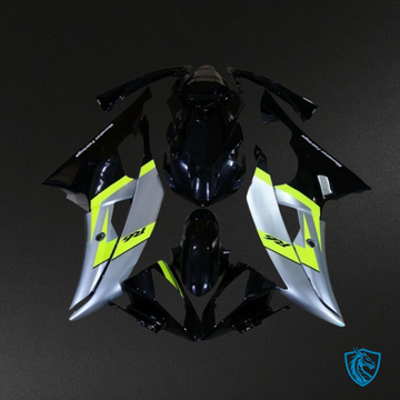 Yamaha YZF R6 (2008-2016) Gloss Black & Yellow Fairing Kit | ABS Bodywork